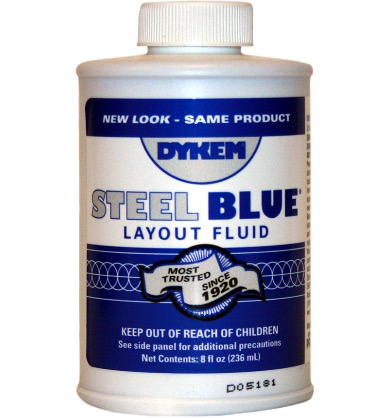 Dykem Steel Blue Layout Fluid